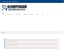 Tablet Screenshot of klumpenaarbandenservice.nl